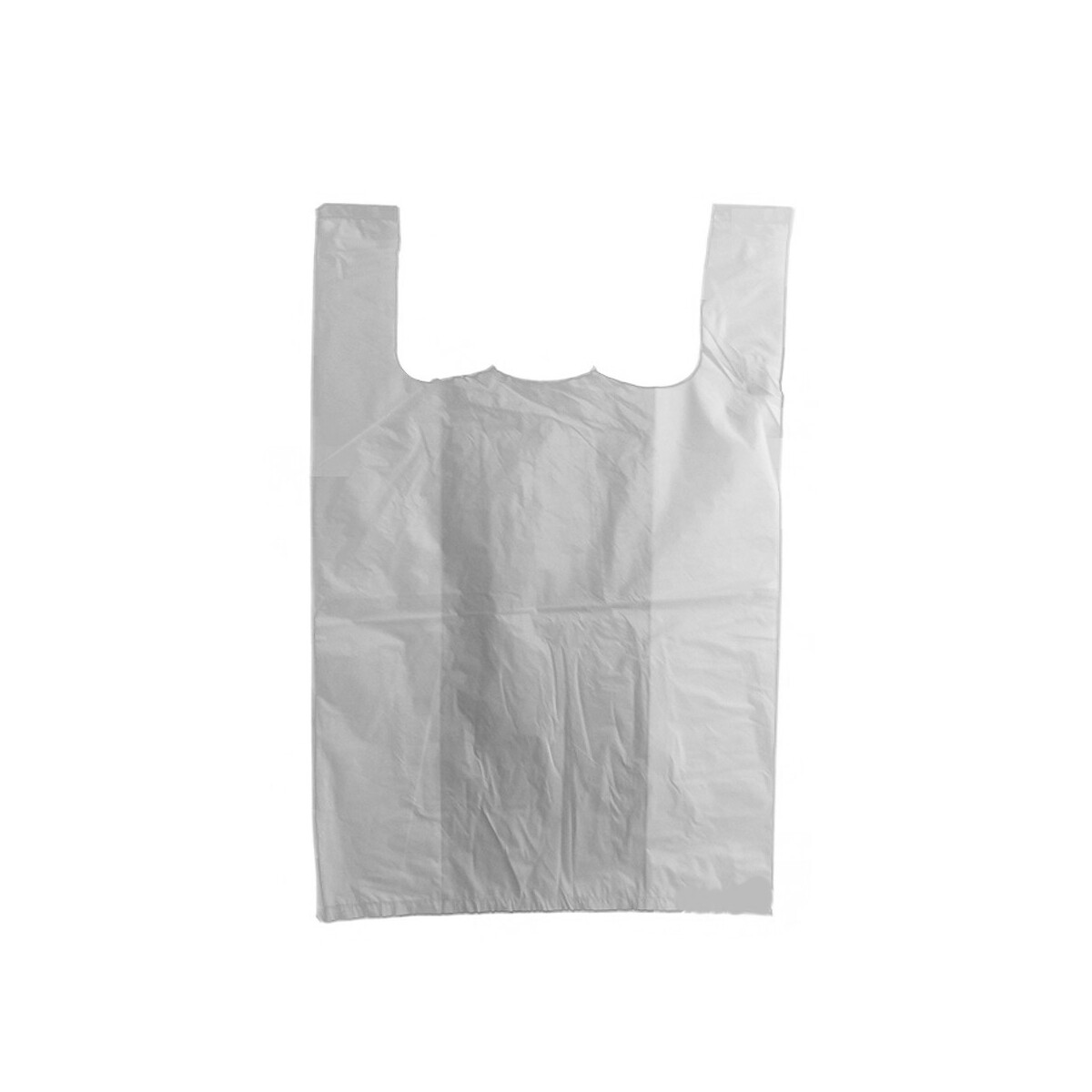 HDPE-Hemdchen weiß geblockt H 45 25+12x47 cm ( incl. E